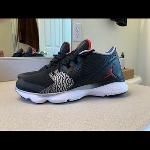 Nike Jordan Air Flow Zoom Black Cement Size 13